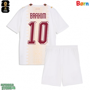 Marokko Brahim Diaz #10 Replika Babytøj Udebanesæt Børn VM 2026 Kortærmet (+ Korte bukser)